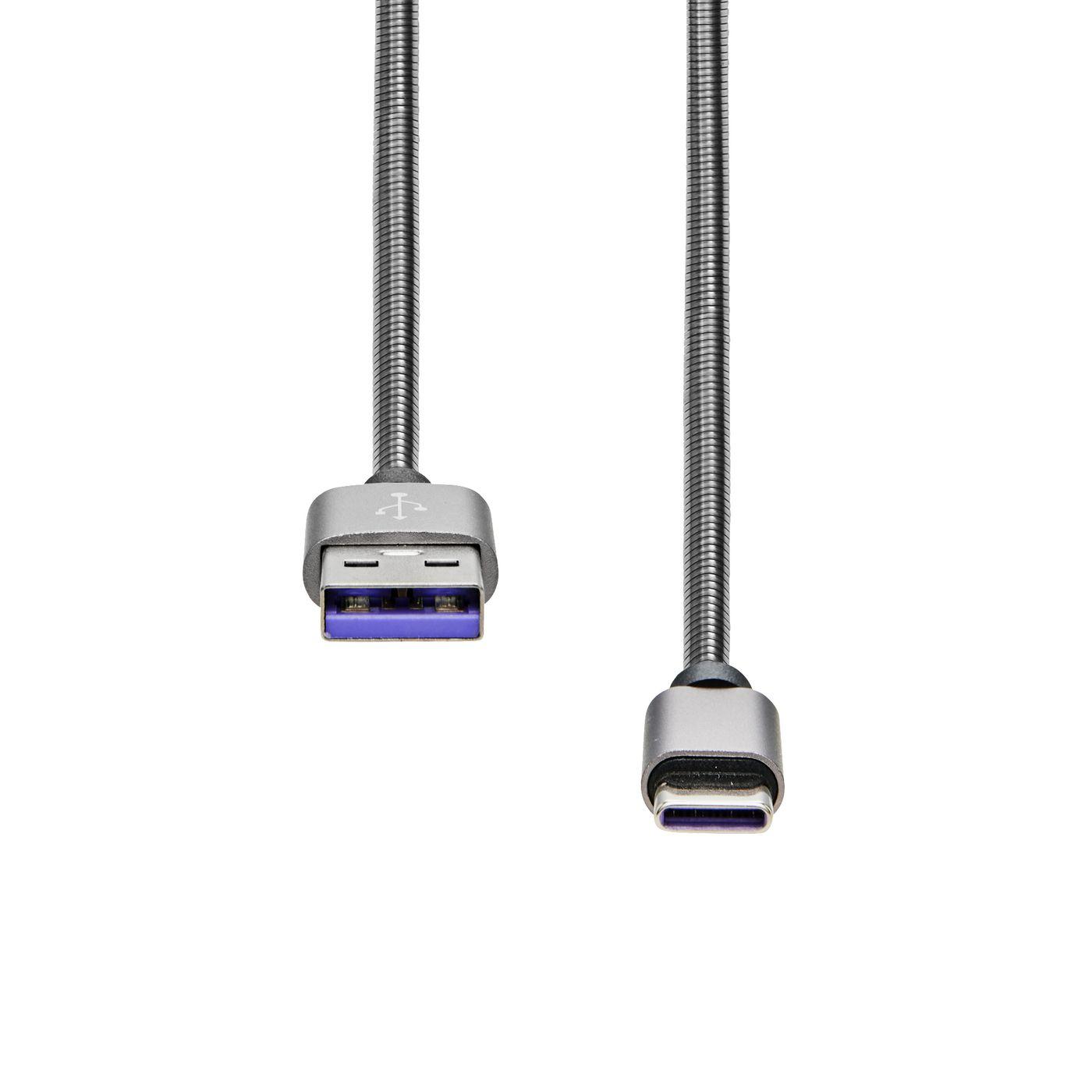 Armored USB-C to USB-A 3.2 G1 - Cable 1.2M - Warranty 360M