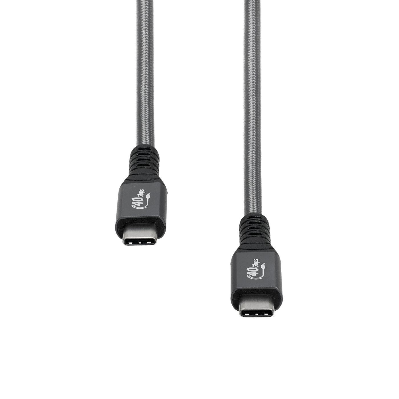 USB4 Cable Gen. 3x2 40Gbps - 100W 0.8M - Warranty 360M