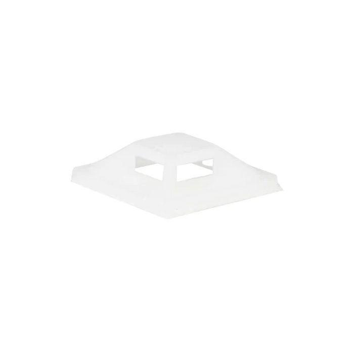Self Adhesive Cable Clips - 25mm x 25mm White 50pcs in a - bag - Warranty 36M