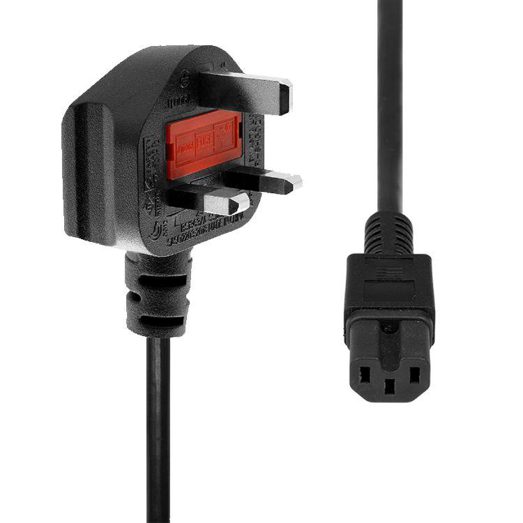 Power Cord UK to C15 2M Black - Warranty 360M