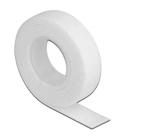 Hook and Loop Roll 10m x 10mm - White - Warranty 36M