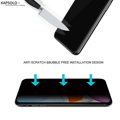 KAPSOLO Privacy VETRO temperato iPhone 8 Plus Sreen Protection Proteggi schermo trasparente Apple