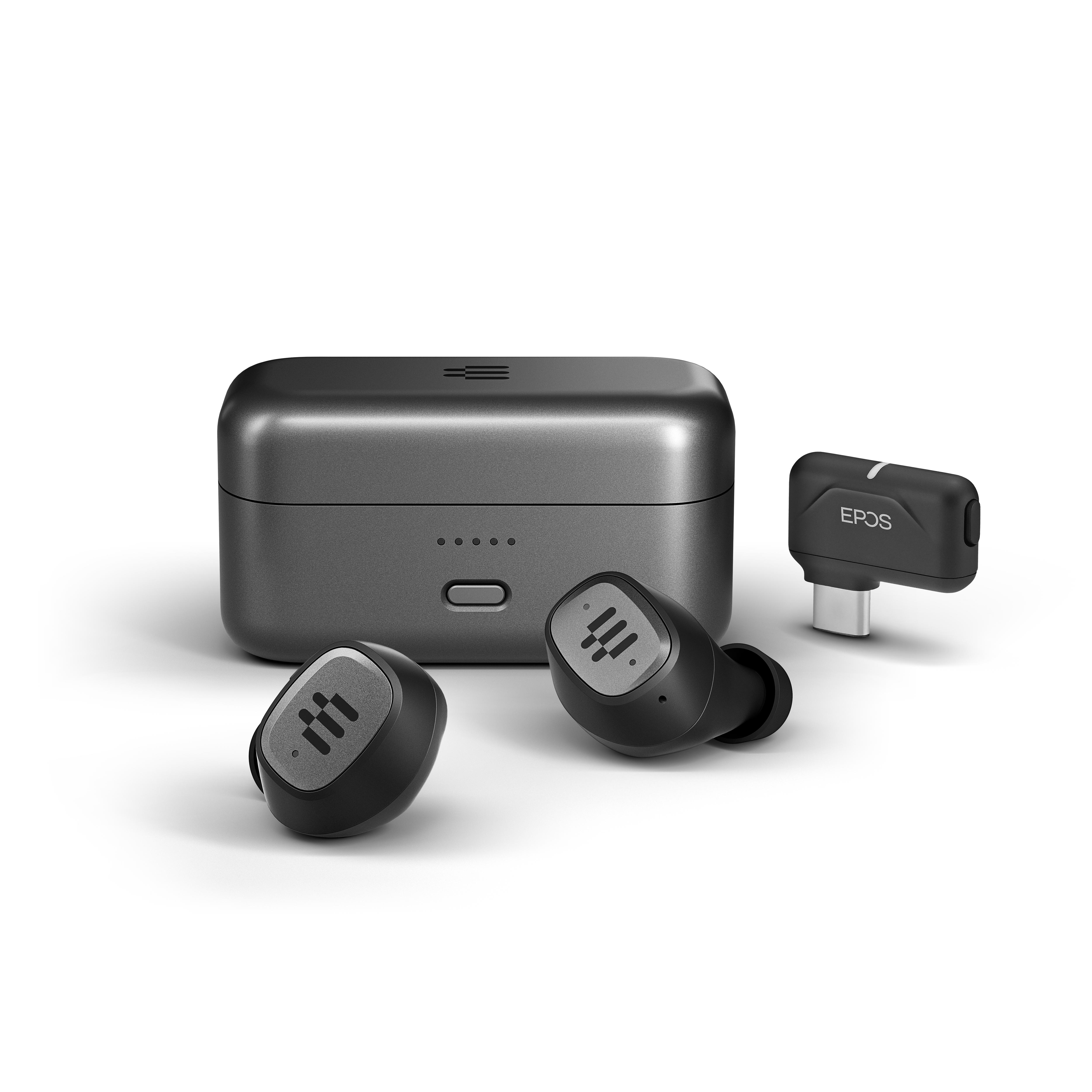 EPOS GTW 270 Hybrid Auricolare Wireless In-ear Giocare Bluetooth Nero, Grigio, Argento