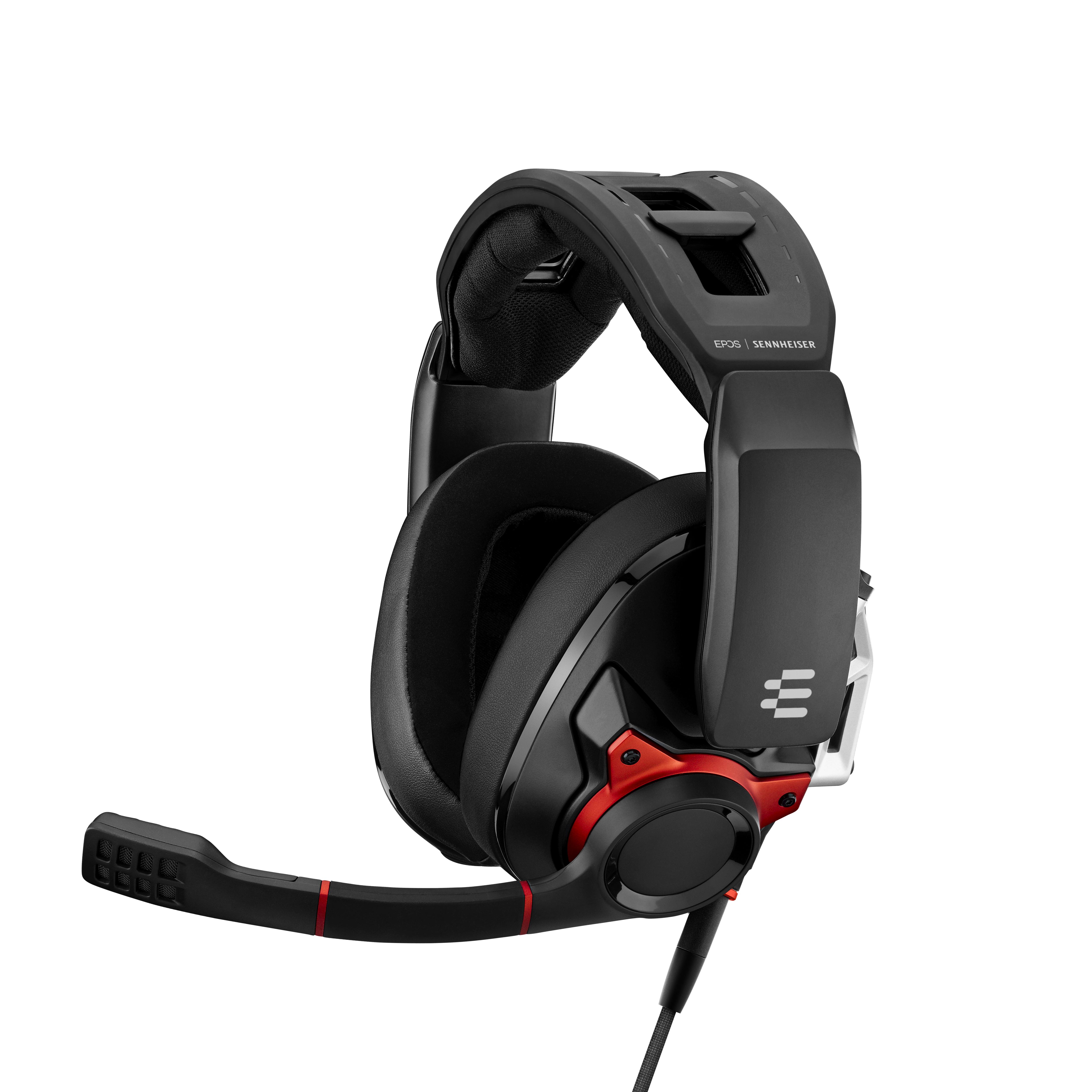 EPOS SENNHEISER GSP 600 Auricolare Cablato A Padiglione Giocare Nero Rosso