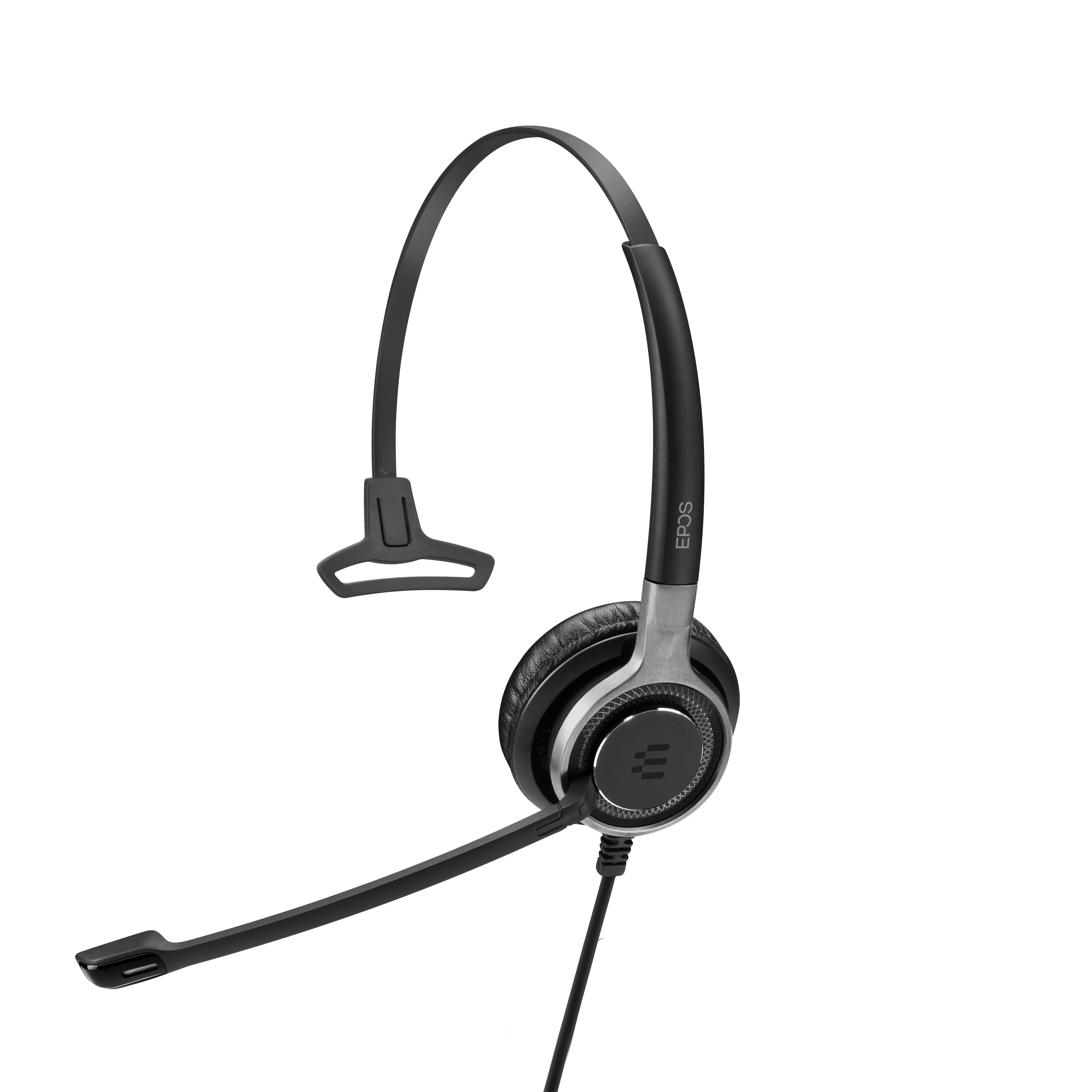 EPOS IMPACT SC 630 Auricolare Cablato A Padiglione Musica e Chiamate Nero Argento