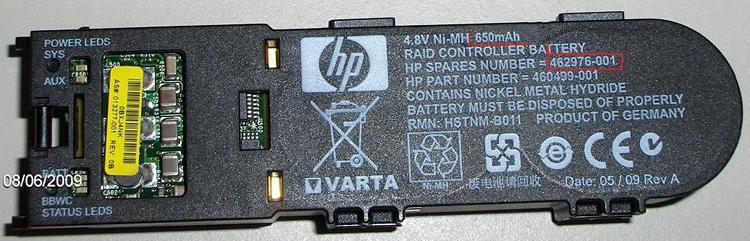 HP 462976-001 Controllo...