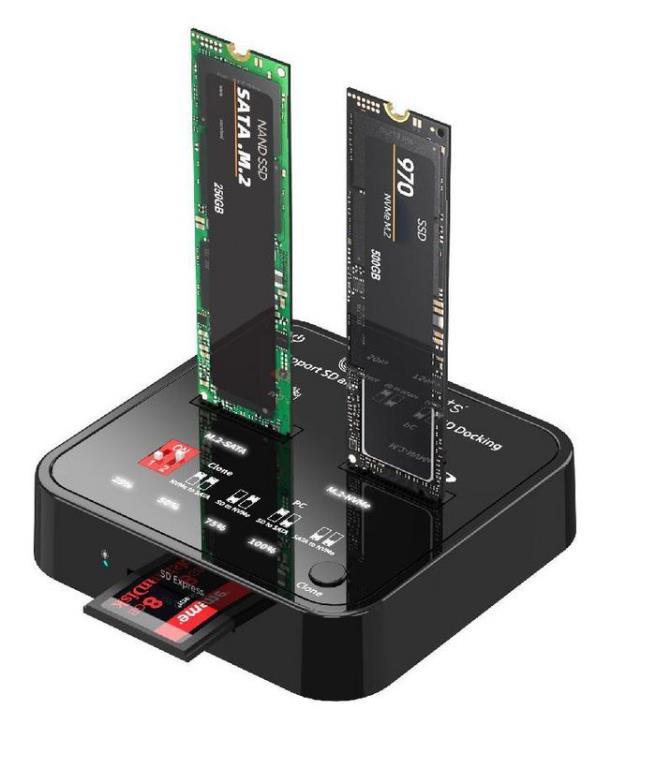 SSD Clone Docking USB3.2...