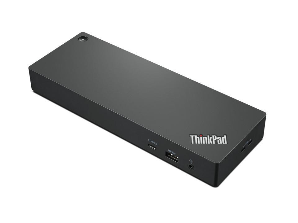 Lenovo ThinkPad Thunderbolt 4 WorkStation Cablato Nero Rosso (ThinkPad Thunderbolt 4 - New Retail - Warranty 36M)