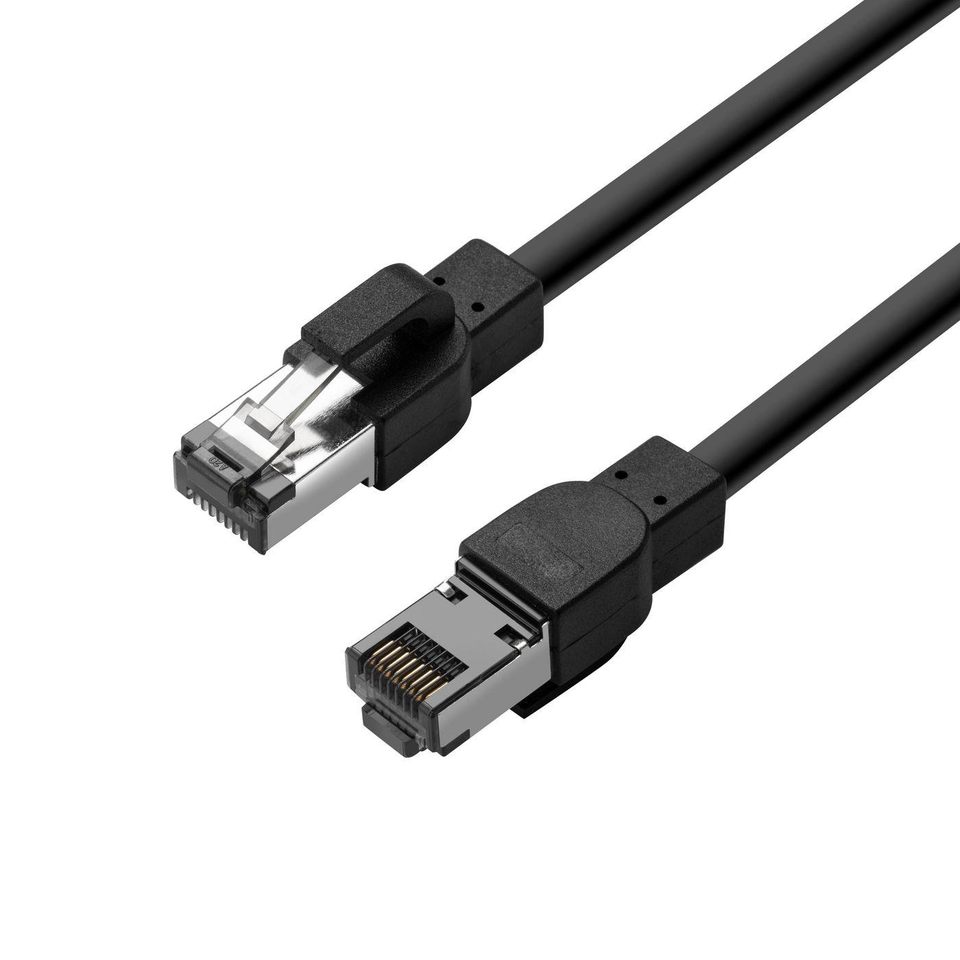 Lanview LVN6050SOUT cavo di rete Nero 50 m Cat6a S/FTP [S-STP] (Cat6a HIGH-FLEX S/FTP Outdoor - Network Cable 50m - Warranty: 6