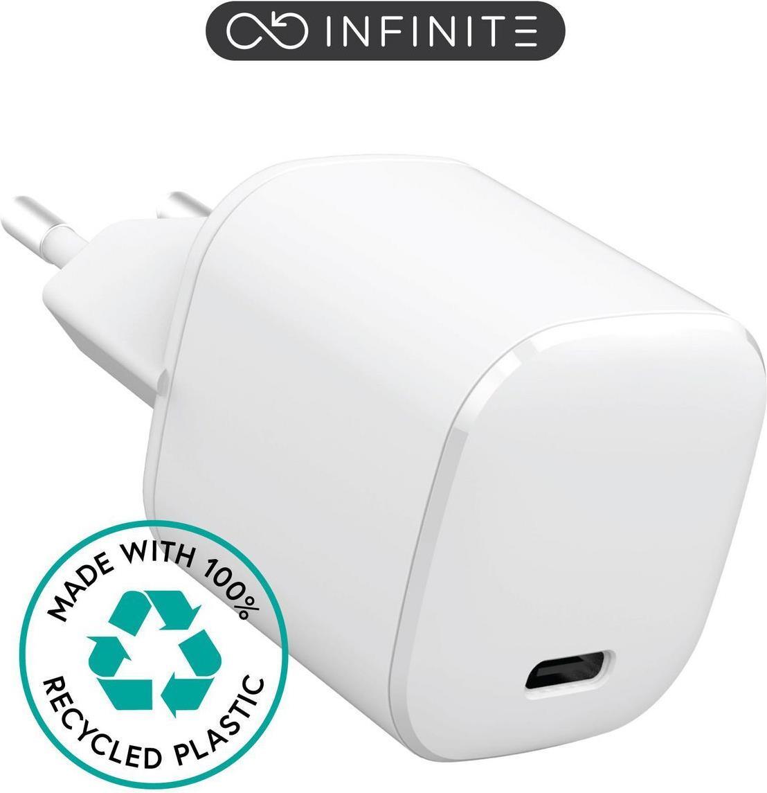 eSTUFF ES637025 Caricabatterie per dispositivi mobili Smartphone, Orologio intelligente, Tablet Bianco AC Ricarica rapida Inter