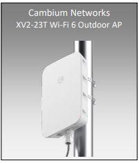 Cambium Networks XV2-23T Outdoor Dual radio WiFi 6 AP Omni 2x2, GbE, EU