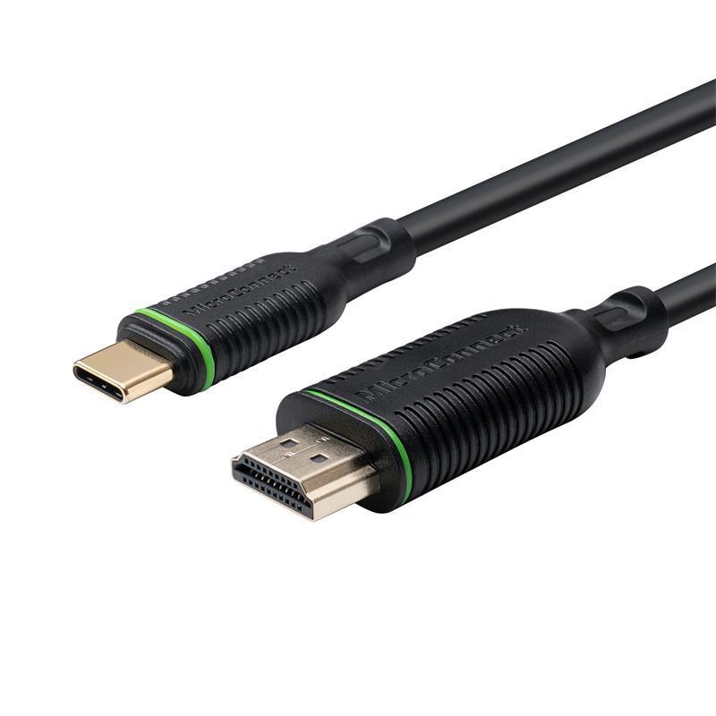 Microconnect MC-USBCHDMI05 cavo e adattatore video 05 m HDMI tipo A Standard Nero (USB-C HDMI Cable 05m - Warranty 300M)
