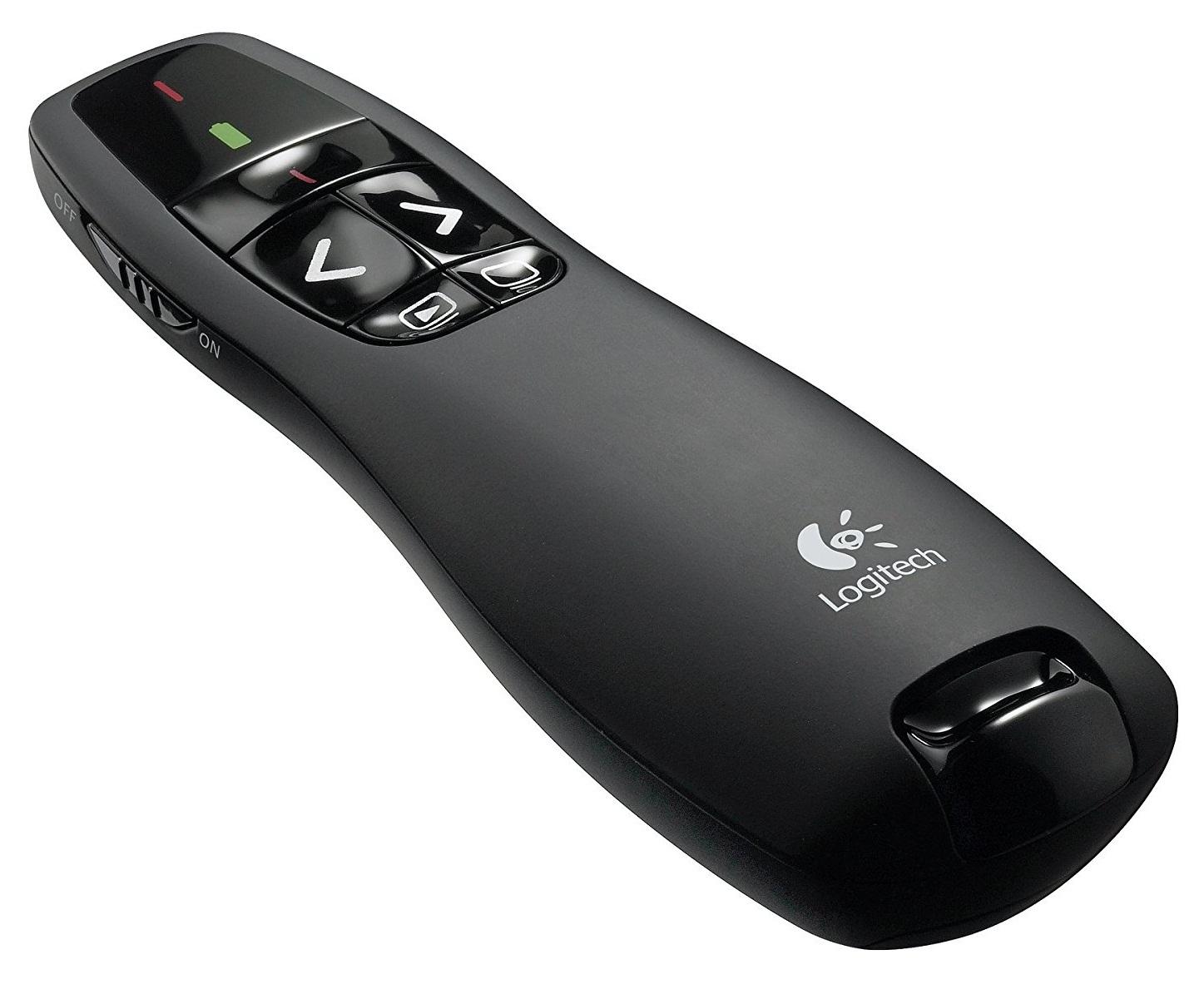 Logitech R400 puntatore wireless RF Nero