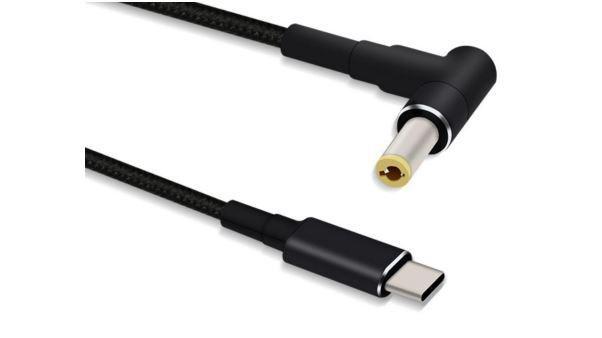 Microconnect USBC-DC-5A adattatore per inversione del genere dei cavi 5.52.5 Nero (USB-C to DC 5525mm 9V / - 5A 12m - Warranty