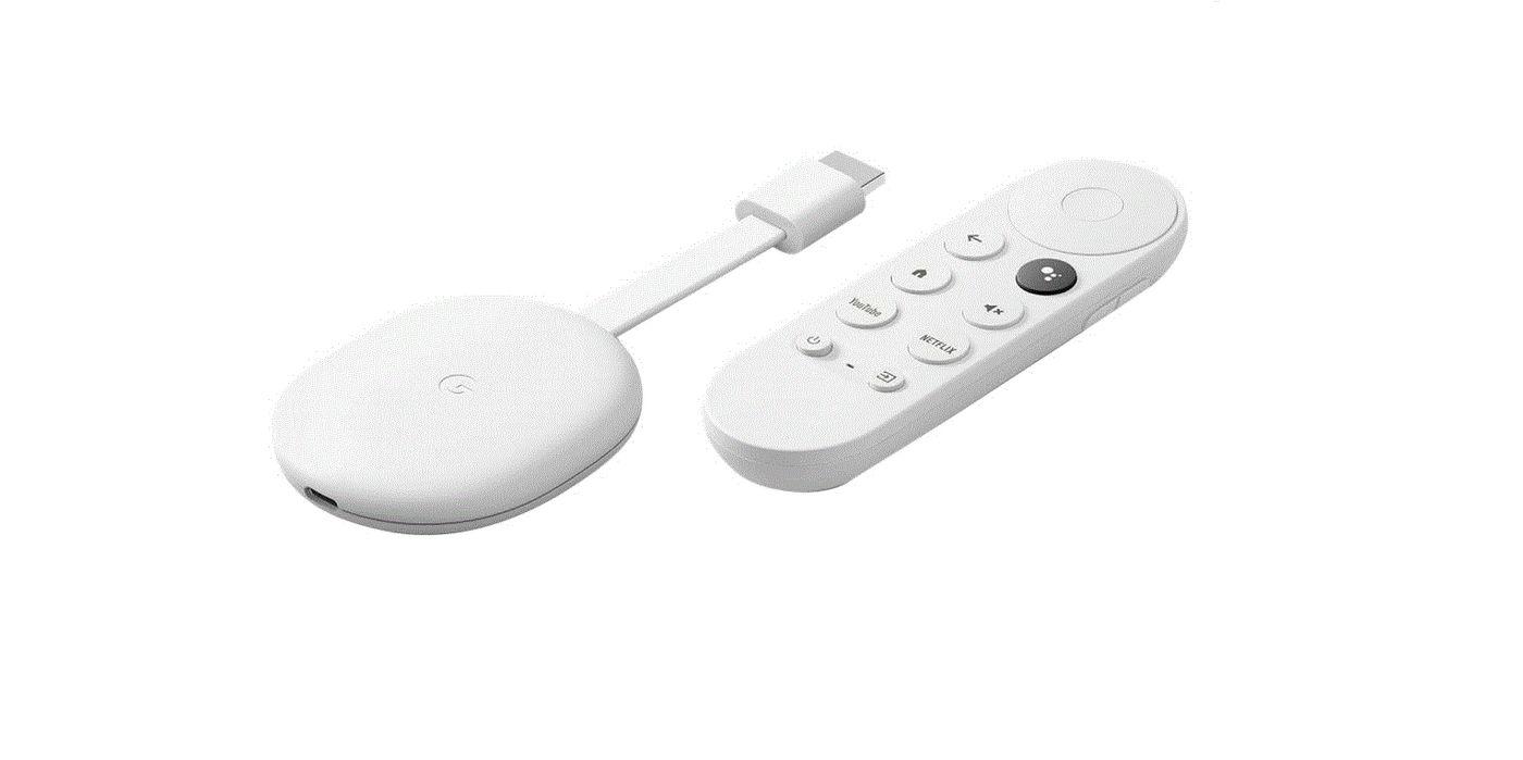 Chromecast with Google TV - - AV player 4K UHD 2160p 60 - fps HDR snow UK Plug - Warranty 12M