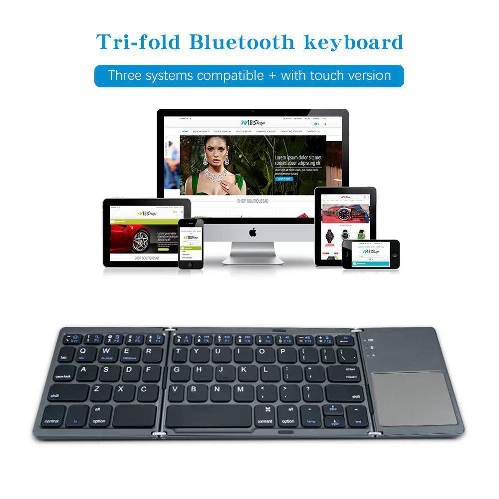 CoreParts MSPP8044 ricambio per cellulare (Foldable wireless US/English - keyboard with touch Dark - Grey - Warranty 12M) - Ver