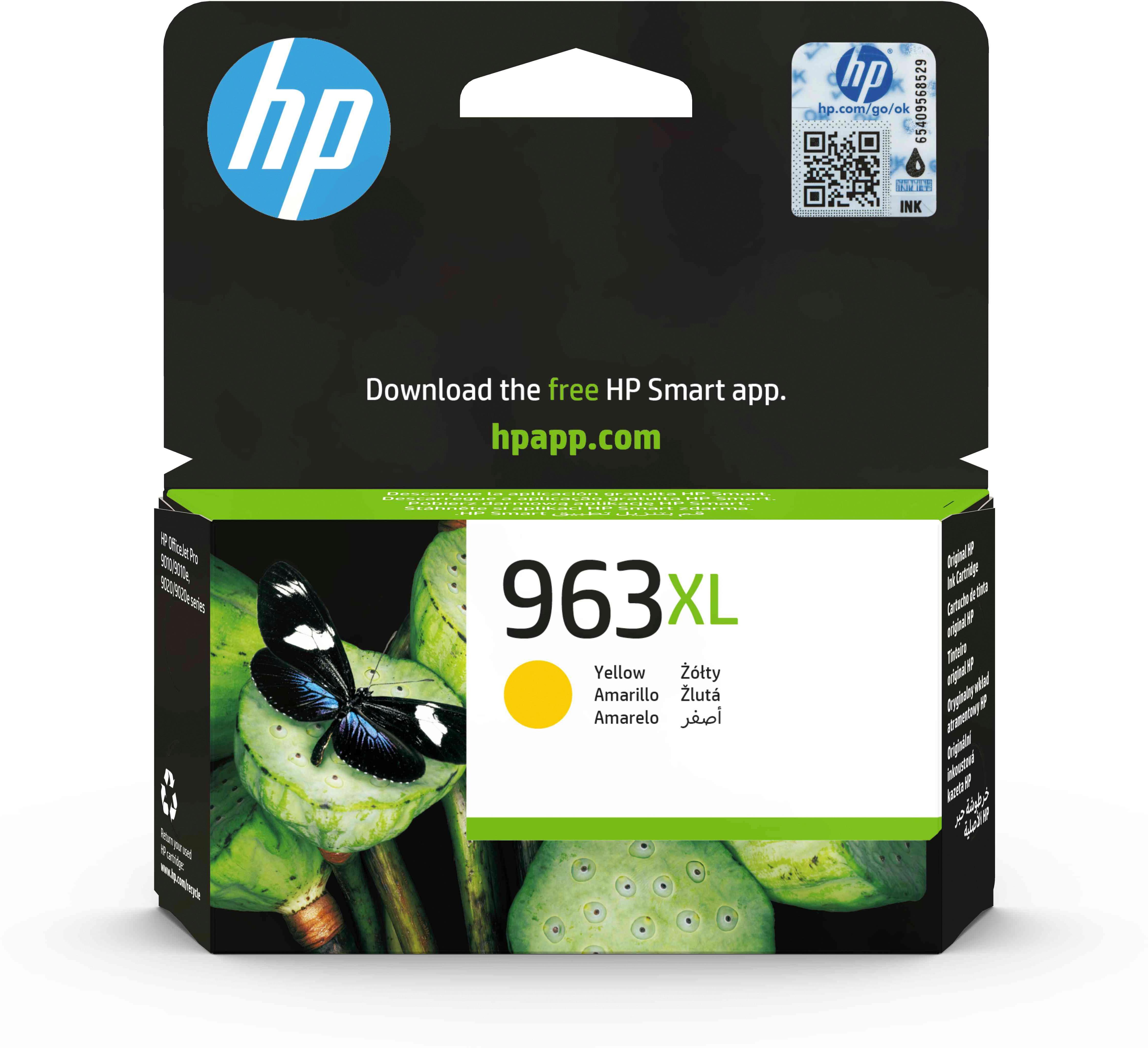 HP Cartuccia di inchiostro giallo originale 963XL ad alta capacità 