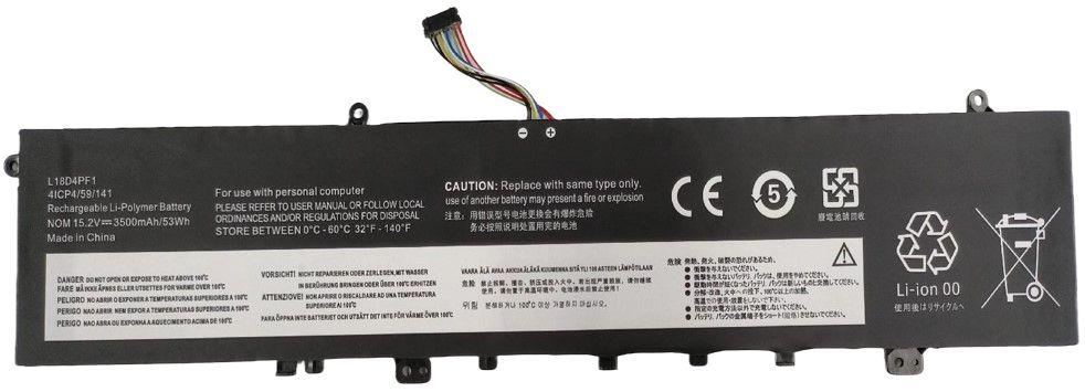 CoreParts MBXLE-BA0374 ricambio per laptop Batteria (Laptop Battery for Lenovo - 53Wh Li-Pol 15.2V 3500mAh - Warranty 12M)