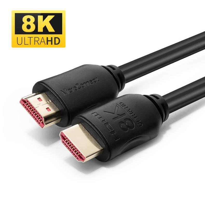 Microconnect MC-HDM19197.5V2.1 cavo HDMI 75 m HDMI tipo A Standard Nero (HDMI Cable 8K 75m - Supports 2.1 8K60Hz - 4K120Hz Gold