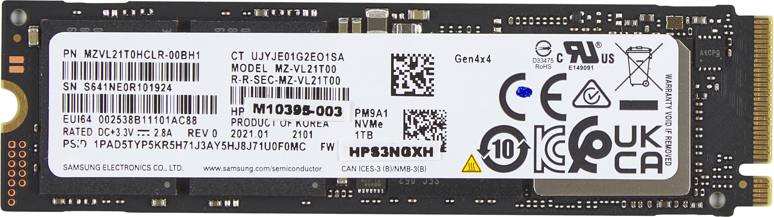 HP 1TB PCIe-4x4 NVMe M.2...