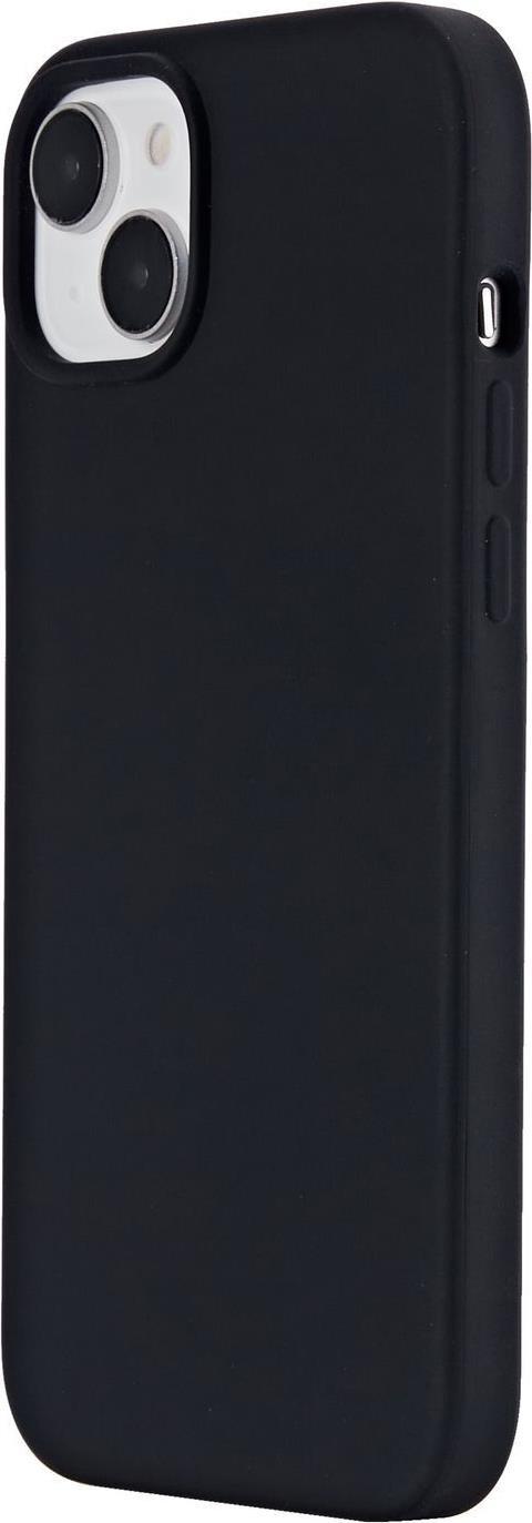 eSTUFF ES67120026 custodia per cellulare 17 cm 6.7 Cover Nero (Cover for INFINITE RIGA iPhone 15 Plus - Black Cover. Material 1