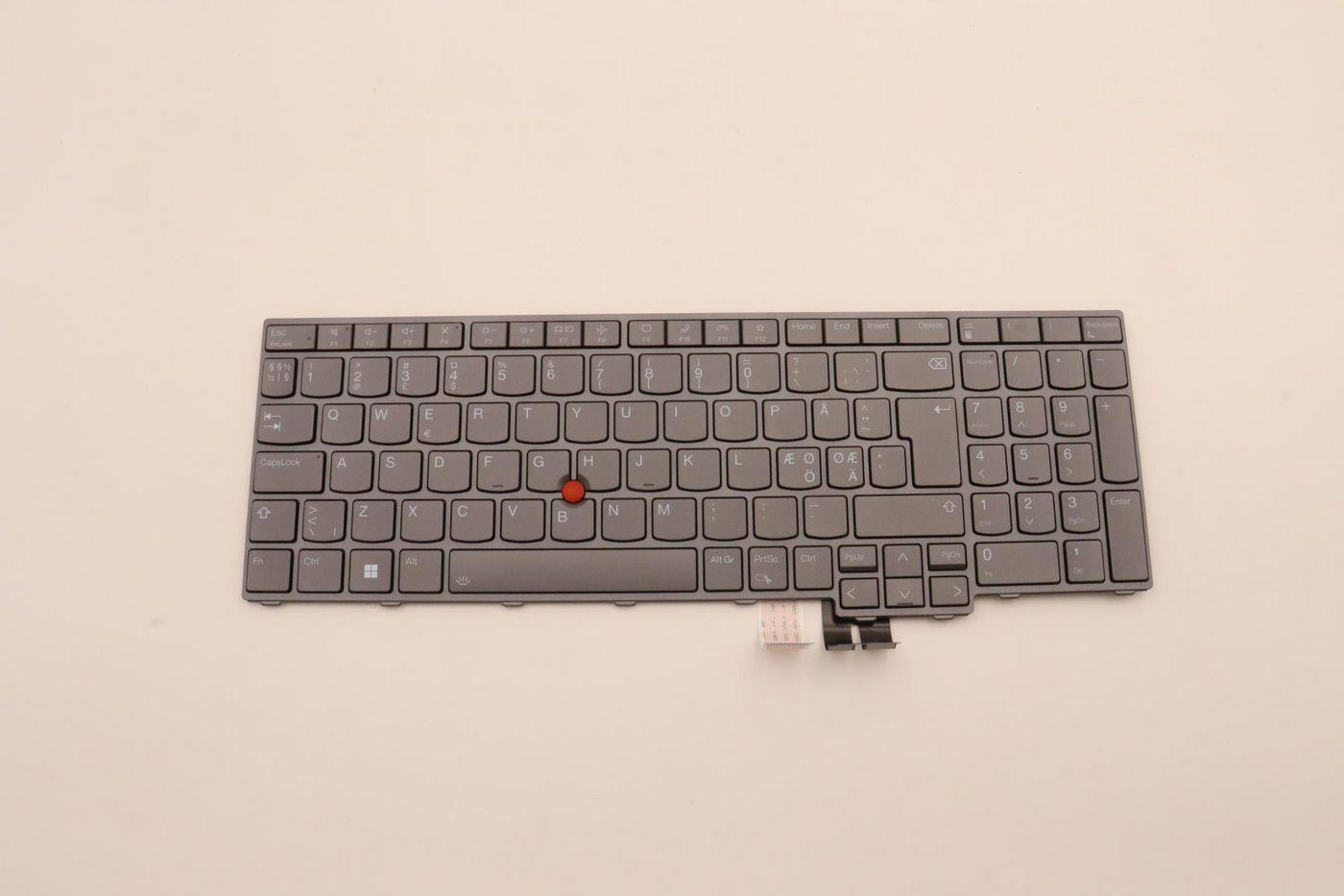 Keyb P16 G1/G2 NORDICS - BL. KEYBOARD: Nordics. WARRANTY: 1YM