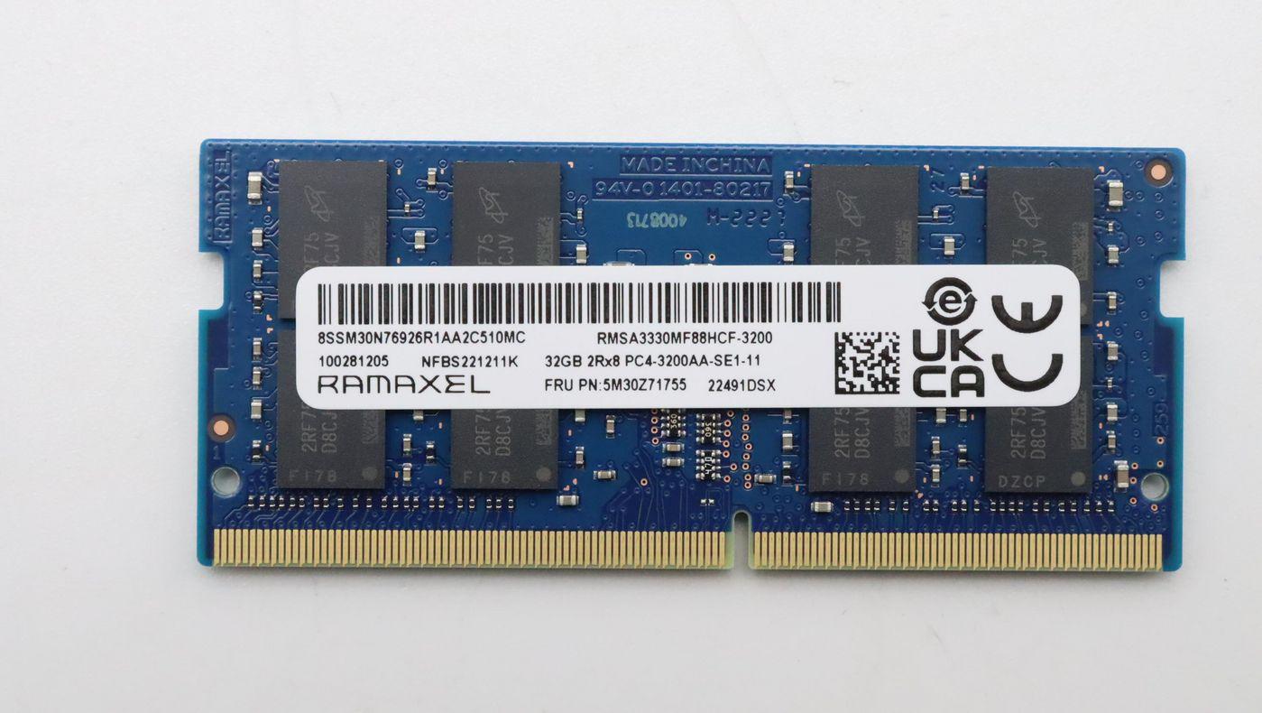 32GB DDR4 SODIMM memory module - Warranty: 3M
