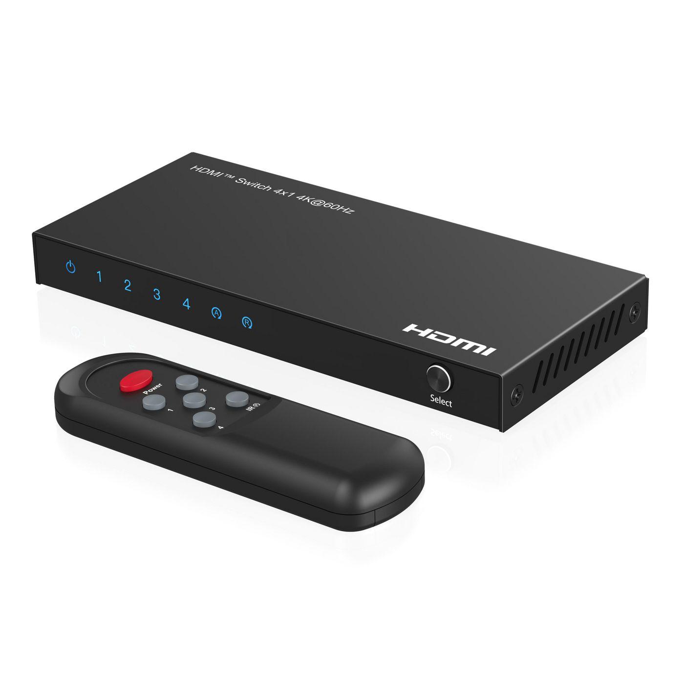 4K@60Hz HDMI Switch 4x1,...
