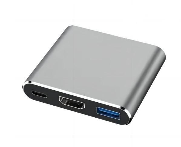 Microconnect MC-HUBAV1 replicatore di porte e docking station per laptop Bianco (USB-C hub to USB 3.0 HDMI - USB-C - Warranty 3