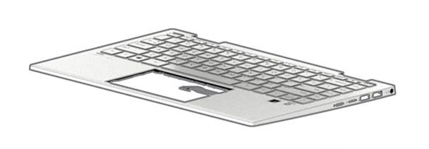 HP M45219-BG1 ricambio per laptop Tastiera