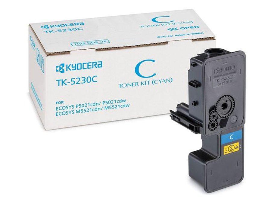 KYOCERA TK-5230 cartuccia toner 1 pz Originale Ciano (Tk-5230C Toner Cartridge 1 - PcS Original Cyan - Warranty 12M)