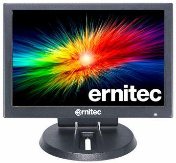Ernitec 0070-24110-M Monitor PC 25,4 cm [10] 1920 x 1080 Pixel Full HD LED Nero (10'' Surveillance monitor for - 24/7 Use, 1080