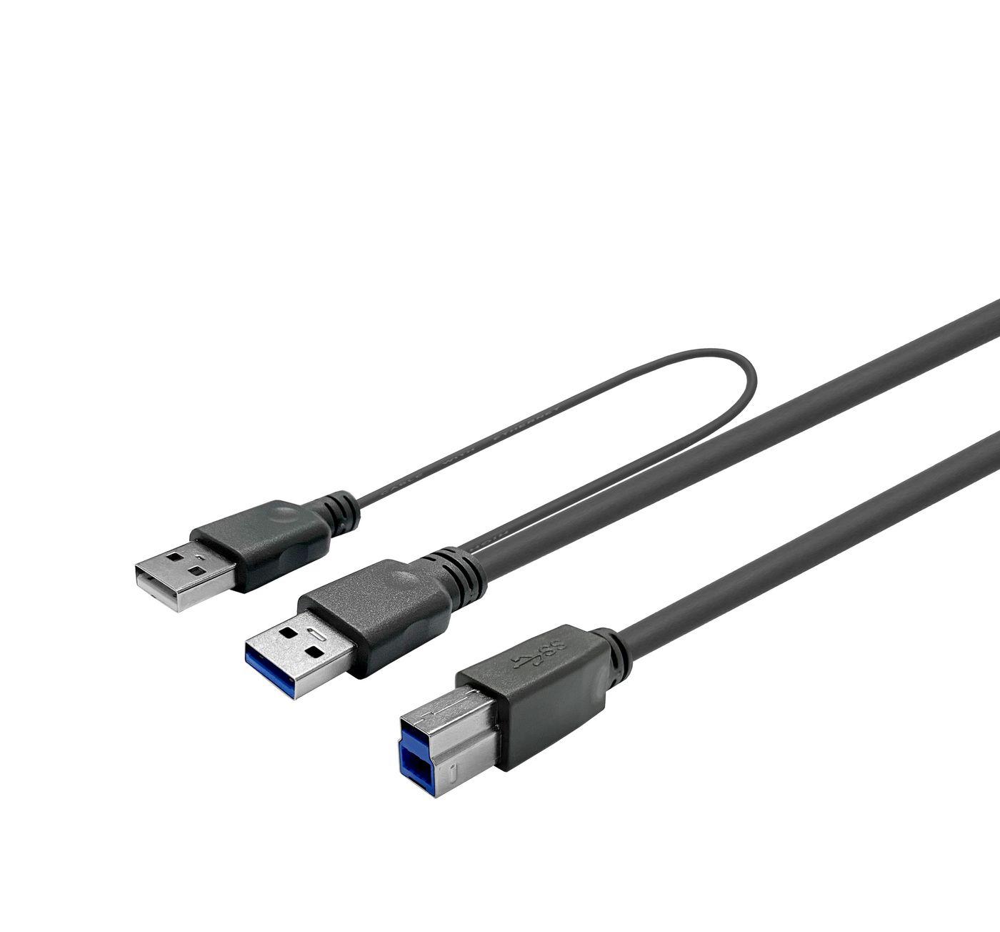 Vivolink PROUSB3AB10C-DUAL cavo USB (USB 3.0 ACTIVE CABLE A MALE - - B MALE 10m - Warranty 144M)