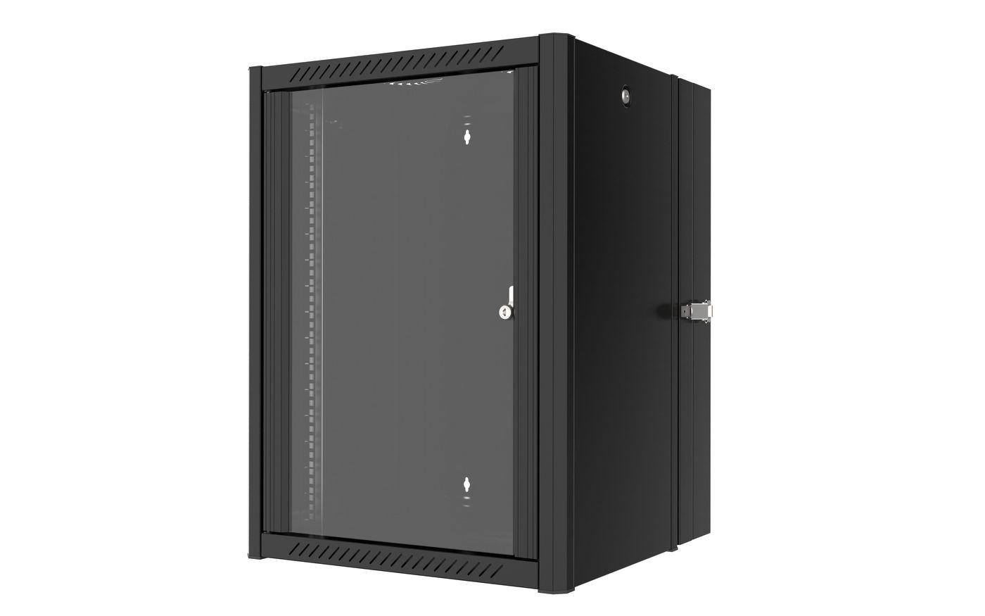 Supporto a parete doppio per rack 16U da 19 pollici Pro 600 x 600 x 823 mm -