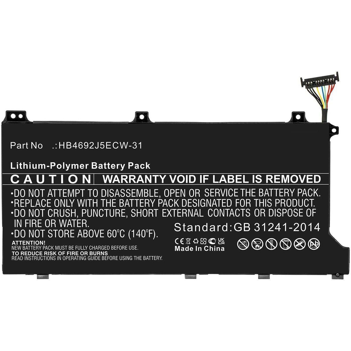 CoreParts MBXLP-BA0015 ricambio per laptop (Battery 34.20Wh Li-Polymer - 11.4V 3000mAh Black - Warranty 12M)