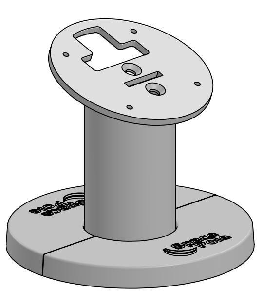 Wall mount for A-Frame 40 x - 40 -BLACK- - Warranty 60M