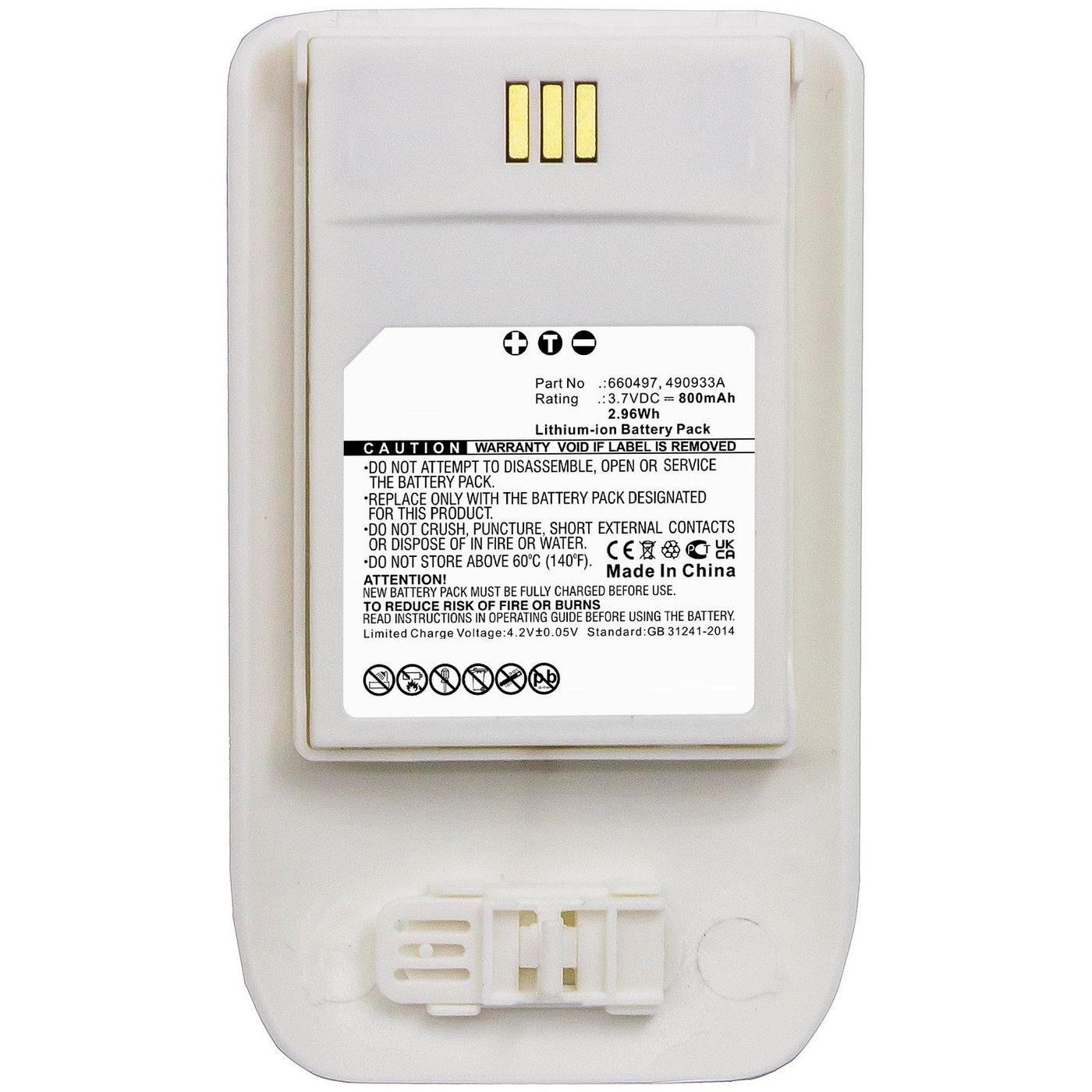 Battery 2.96Wh Li-ion 3.7V...