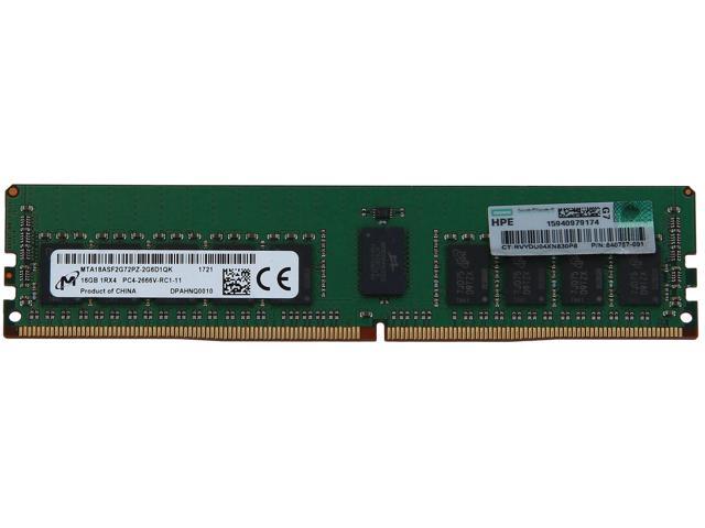 HPE Memory 16GB 1Rx4 - PC4-2666V-R Smart Kit - Warranty: 12M