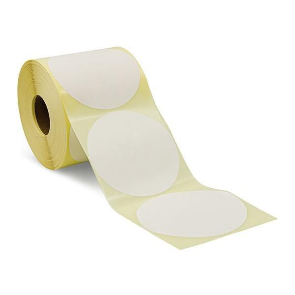 Capture CA-LB3147 etichetta per stampante (Round label Label diameter - 100mm Core 40mm Thermal - Transfer Uncoated No Perforat