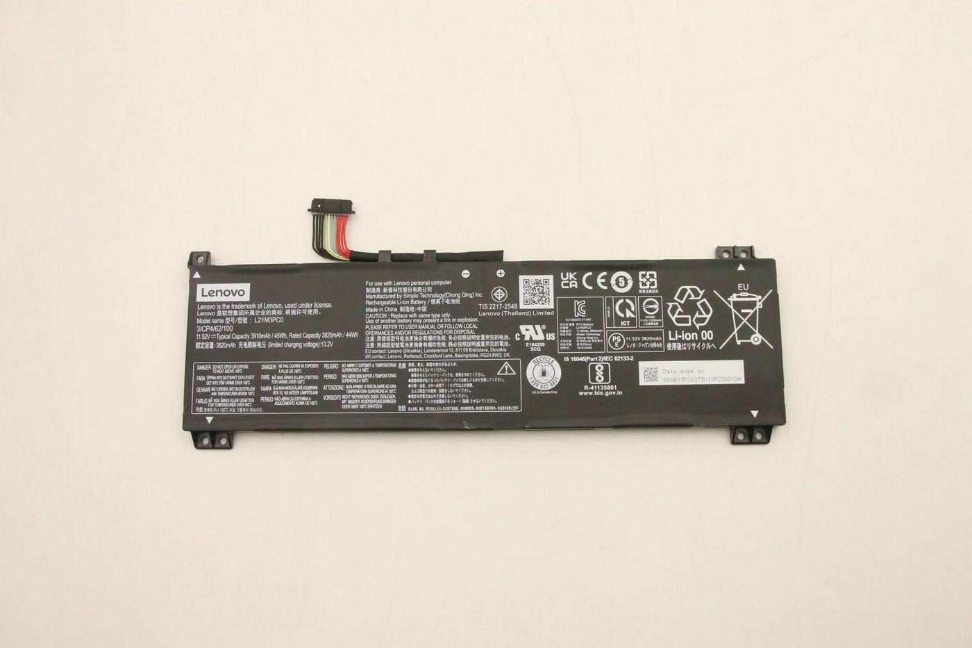BATTERIA 3 celle 45Wh 1152V
