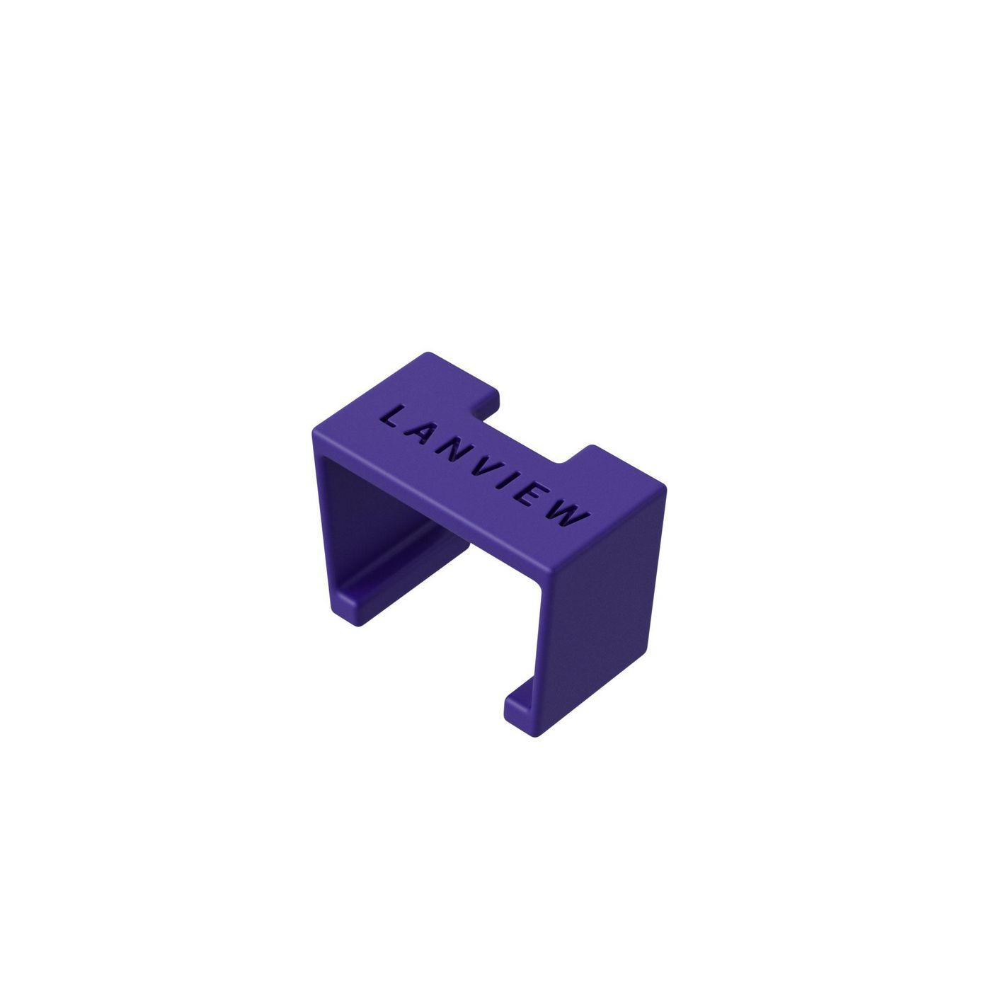 Lanview LVT-SC-P accessorio per cavi Clip di codifica a colori (SmartClicks Clips 20pcs Purple - Warranty 300M)