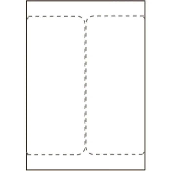 Capture SHIPLABEL105X220-I2P etichetta per stampante (Ship-label 105 x 220mm. For - laser/inkjet printers. Two - labels per she