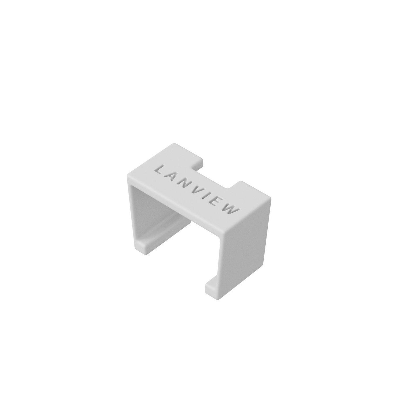 Lanview LVT-SC-W accessorio per cavi Clip di codifica a colori (Smartclicks Clips 20pcs White - Warranty 300M)