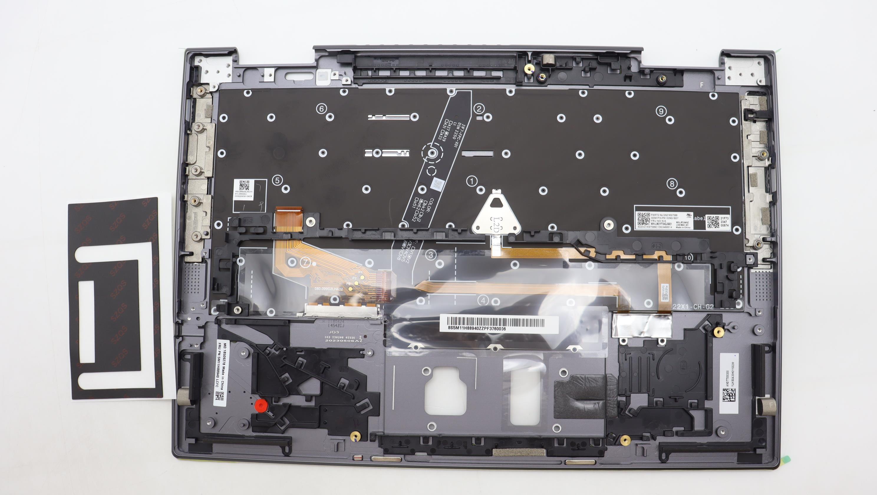 Lenovo 5M11H62406 ricambio per laptop Cover keyboard