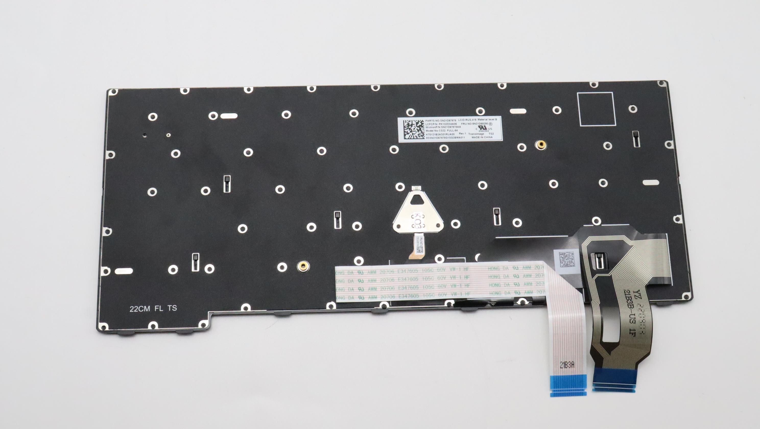 Lenovo 5N21D68017 ricambio per laptop Tastiera