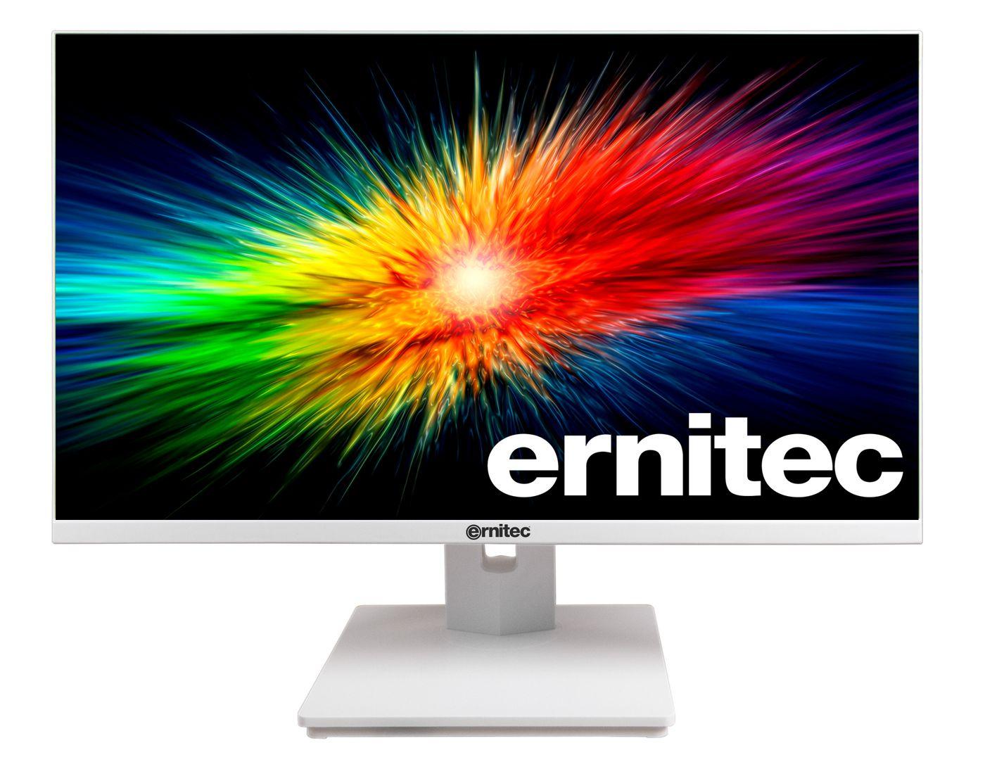 Ernitec 0070-24127-F-W Monitor PC 686 cm 27 1920 x 1080 Pixel Full HD LED Bianco (27" Surveillance monitor - frameless for 24/7