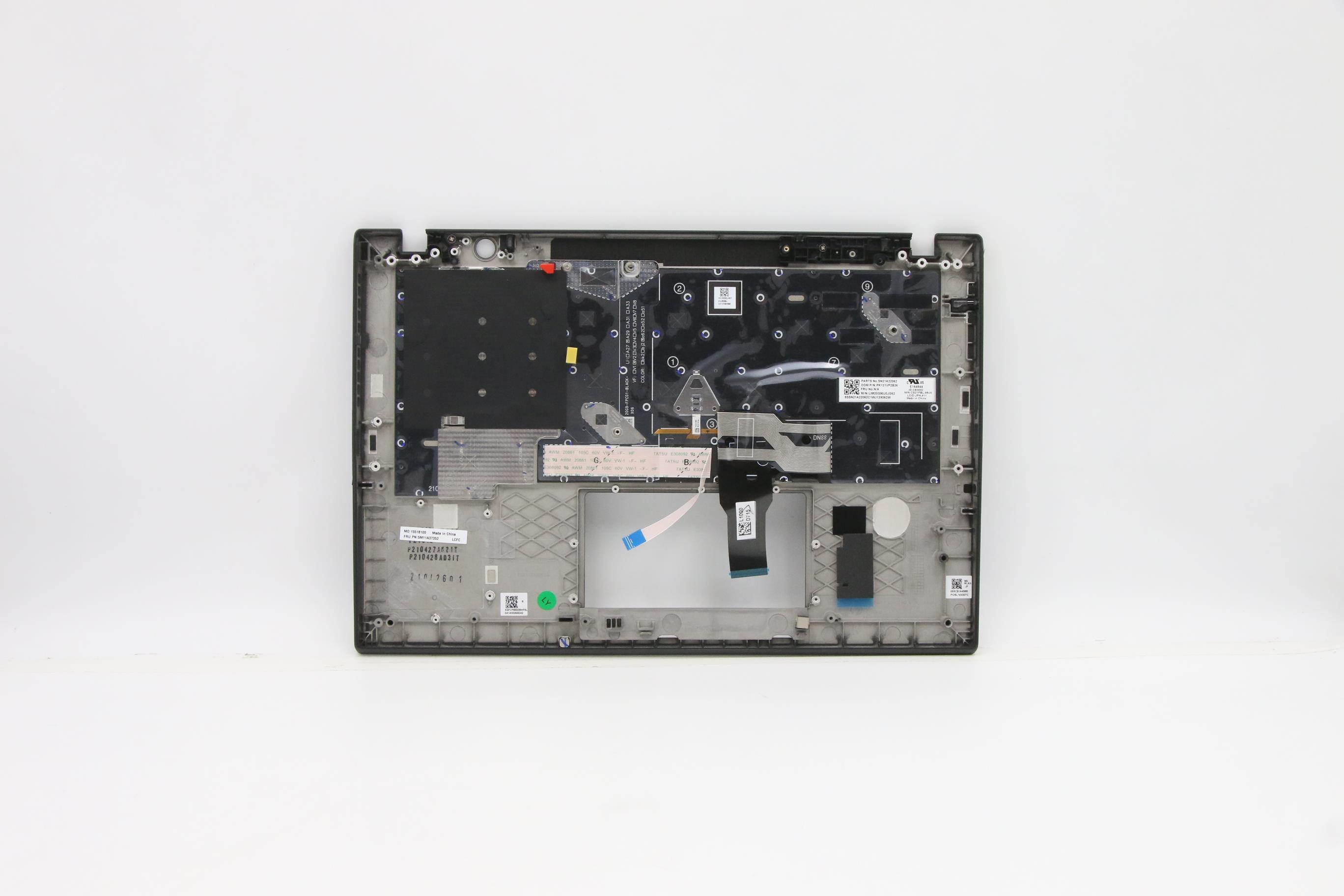 Lenovo 5M11A37403 ricambio per laptop Cover + keyboard (Tiger 1.0 INTEL FRU MECH_ASM - Tiger 1.0 Intel KBD w - Warranty: 3M)