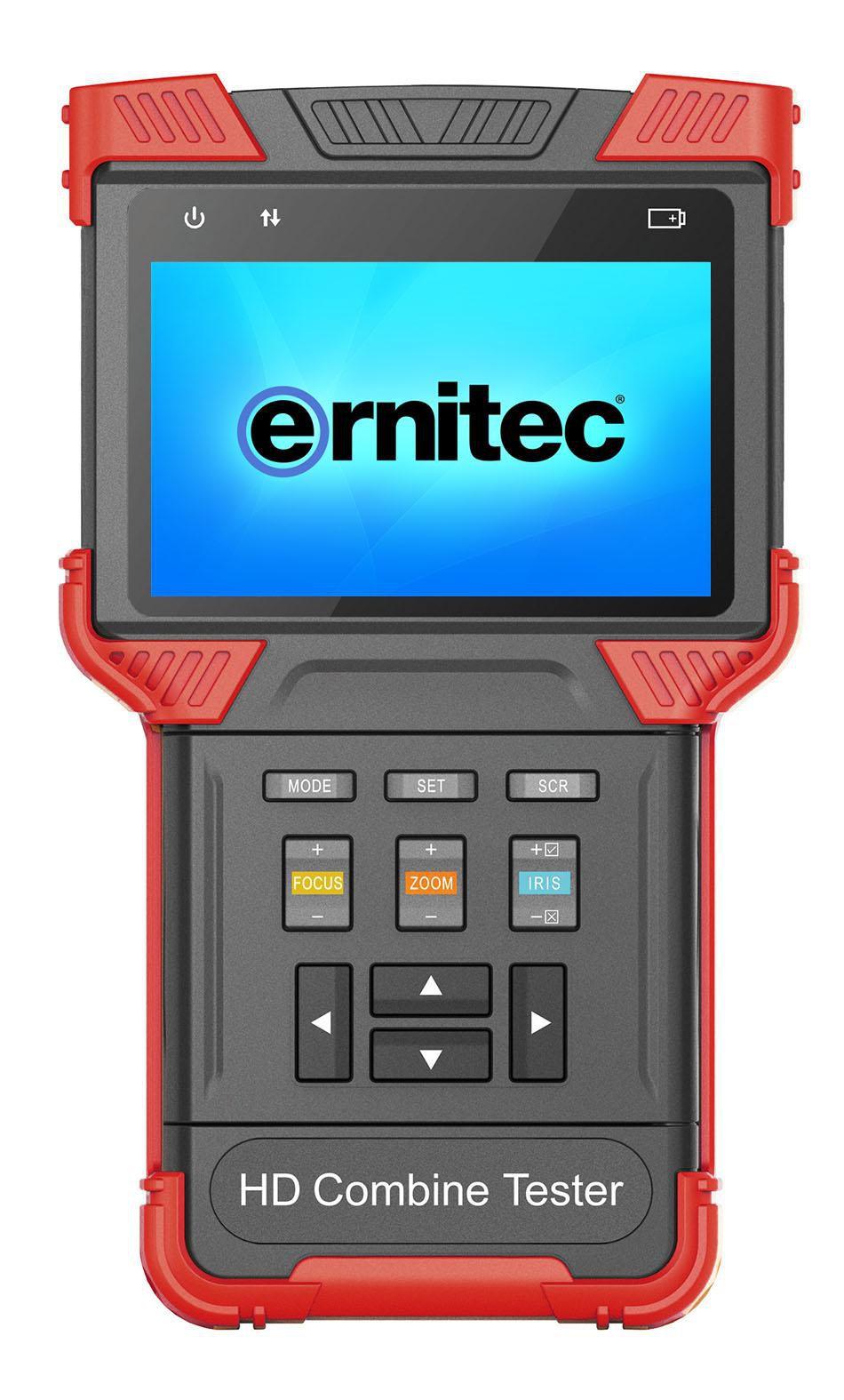 Ernitec 0070-24104-TESTER tester per cavo di rete Nero, Arancione (4 Touch Screen Test Monitor, - Wi-Fi, Supports - HDCVI/AHD/T
