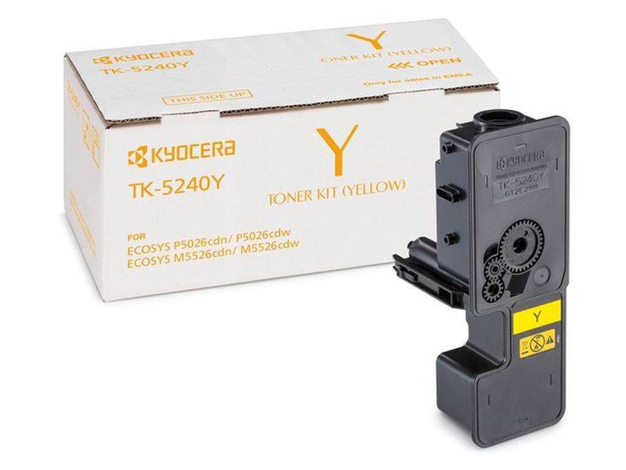 KYOCERA TK-5240 cartuccia toner 1 pz Originale Giallo (Tk-5240Y Toner Cartridge 1 - PcS Original Yellow - Warranty 12M)