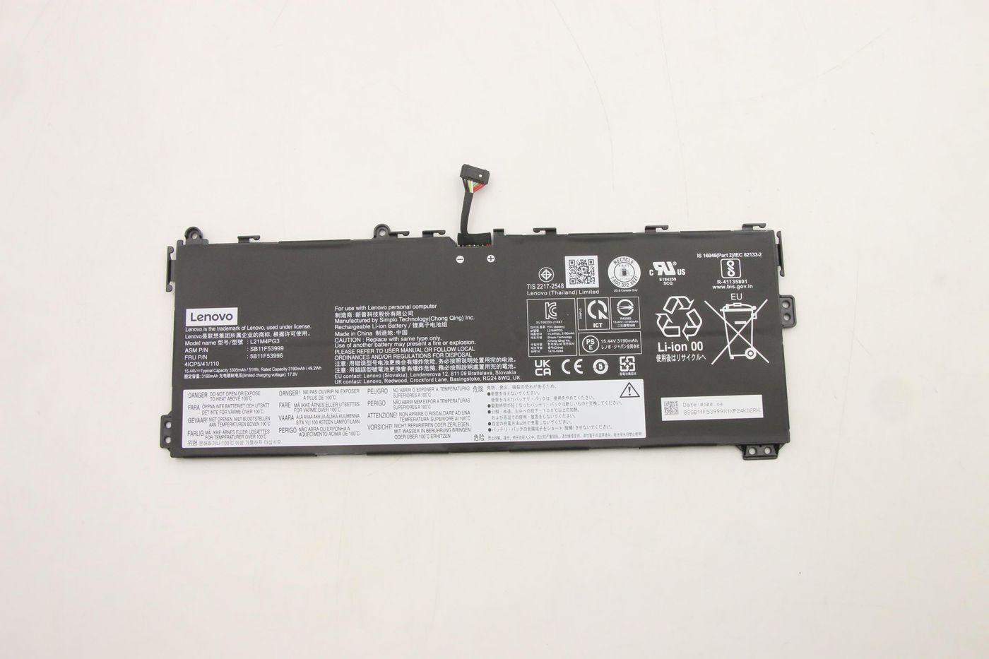 Battery 4cell 51Wh 15.44V